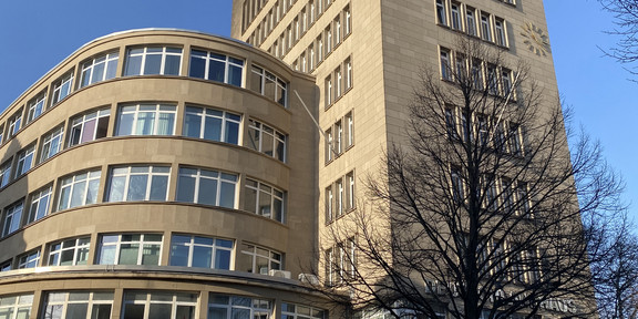 Stadtverwaltung Essen, Lindenallee, Deutschlandhaus, Außenansicht