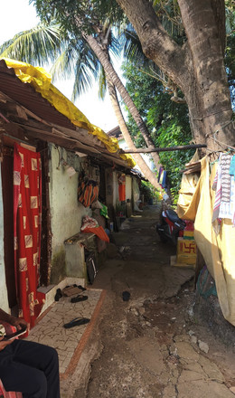 Siedlungsimpression entlang des St. Inez Creek