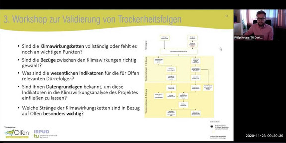 Screenshot des ersten ANFO Onlineworkshops