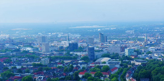 View of Dortmund from Florian Tower in 2018