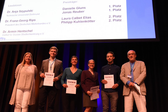 Preisträger*innen des DMB Studienpreises "Wohnungspolitik" 2020 Preisträger*innen des DMB Studienpreises "Wohnungspolitik" 2020