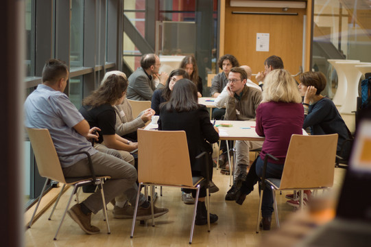 Discussion groups during the afternoon workshops Discussion groups during the afternoon workshops